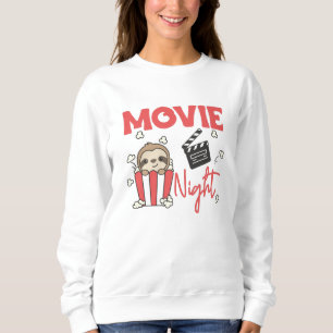 Sudadera Noche eslovaca de películas de eslogan de palomita