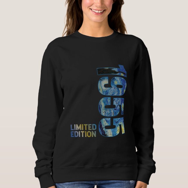 Sudadera Noche estrellada de cumpleaños Vincent Van Gogh 19 (Anverso)