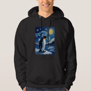 Sudadera Noche estrellada de Van Gogh: Pingüino de Tuxedo