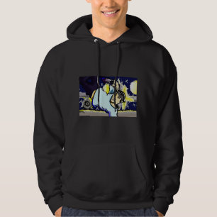 Sudadera Noche estrellada reverberación estilo hip hop