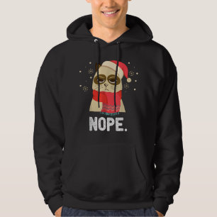 Sudadera Noche navideña no es Navidades gatos divertidos ho