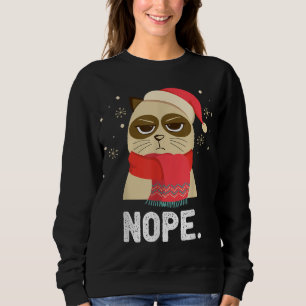 Sudadera Noche navideña no es Navidades gatos divertidos ho