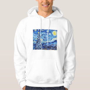 Sudadera Noche Van Gogh Starry - Árbol blanco de Navidad