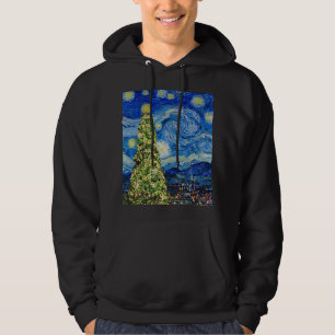 Sudadera Noche Van Gough Starry - Hoodie de árbol de Navida