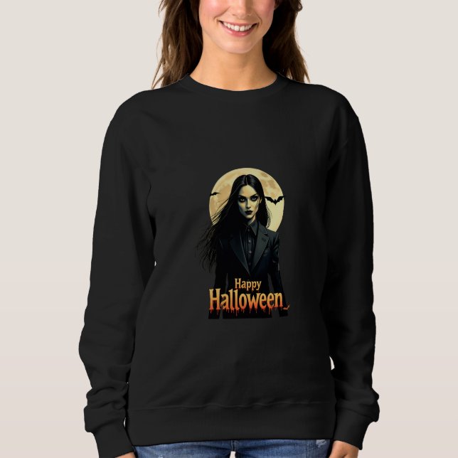 Sudadera Noche Witchy Halloween (Anverso)