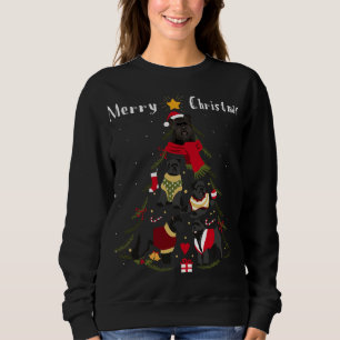 Sudadera Nochebuena Bouvier des Flandres Lover Xmas Dog