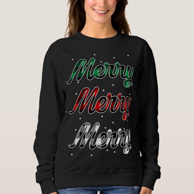Sudadera Nochebuena de navidad de ferry con copo de nieve (Anverso)