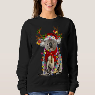 Sudadera Nochebuena de renos de Koala enciende Feliz Navida