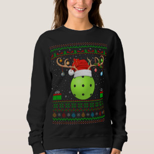 Sudadera Nochebuena divertida encendiendo a Santa Hat Pickl