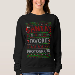Sudadera Nochebuena fea iluminando al fotógrafo favorito de