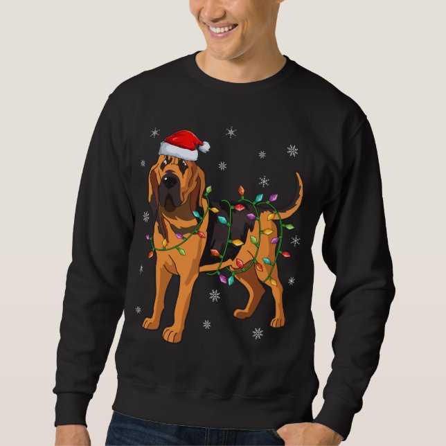 Sudadera Noches de perro sangriento iluminan santo (Anverso)