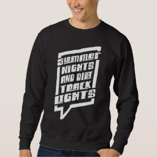 Sudadera Noches De Verano En Bicicleta Sucia Y Luces De Mar