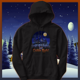 Sudadera Noches estrelladas y atardecer retro con luz de la