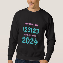 Sudadera Nochevieja 123123 Feliz Año Nuevo 2024
