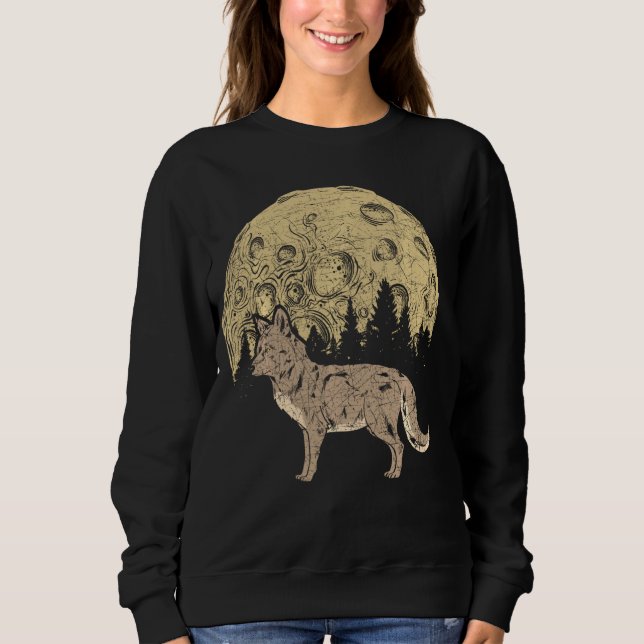 Sudadera Nocturna Paquete Forestal Animal Vida Silvestre De (Anverso)