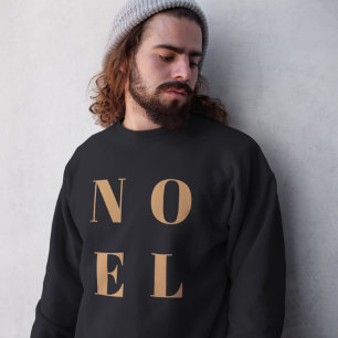 Sudadera Noel Black and Gold   Navidades de diseño