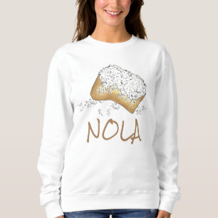 Sudadera NOLA New Orleans Sugary Beignet Pastry Sweatshirt