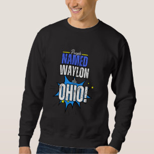 Sudadera Nombran a Waylon con orgullo Ohio y singular quir