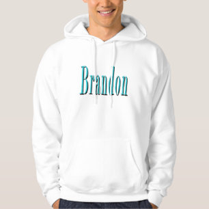 Sudadera Nombre Aqua Blue Brandon,