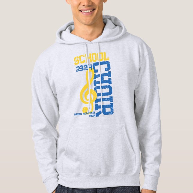Sudadera Nombre coincidente año coro grupo social Handle (Anverso)