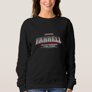 Sudadera Nombre de apellido de la familia Team FARRELL