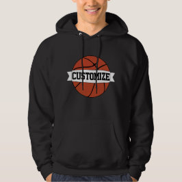 Sudadera Nombre de equipo del jugador de baloncesto o Perso
