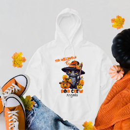 Sudadera Nombre de familia coincidente Calabaza de gatos Ha
