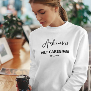 Sudadera Nombre de guión personalizado para amante de gatos