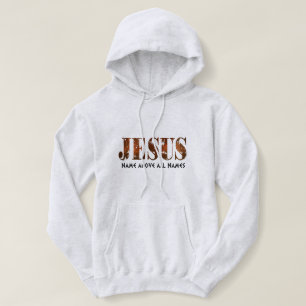 Sudadera Nombre de Jesús sobre nombres