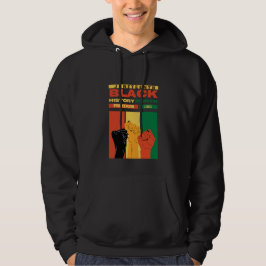 Sudadera nombre de la historia de la libertad negra en áfri
