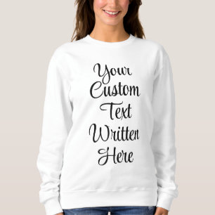 Sudadera Nombre de texto personalizado regalo personalizado