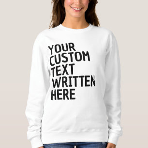 Sudadera Nombre de texto personalizado regalo personalizado