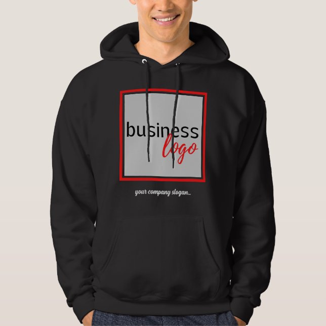 SUDADERA NOMBRE DE UNIFORME DE LA EMPRESA LOGO SLOGAN BUSIN (Anverso)