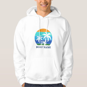 Sudadera Nombre del barco Sun Palm Trees