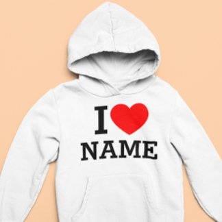 Sudadera Nombre del corazón