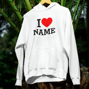 Sudadera Nombre del corazón