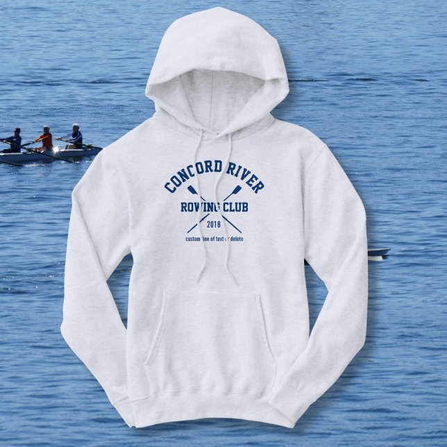 Sudadera Nombre del equipo de Oars del logotipo de remo de  (Subido por el creador)