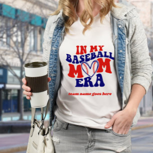 SUDADERA NOMBRE DEL EQUIPO DE RETRO DE BÉISBOL MOM ERA VINT