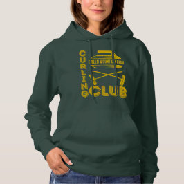Sudadera Nombre del equipo del club escolar de curling