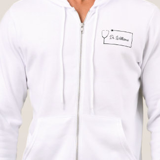 Sudadera Nombre del Médica personalizado