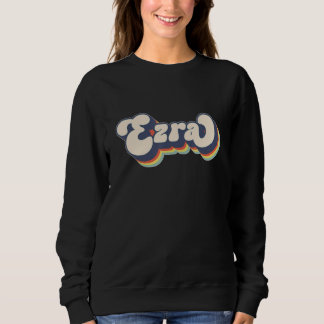 Sudadera Nombre Ezra Apellido Personalizado Apellido Ezra