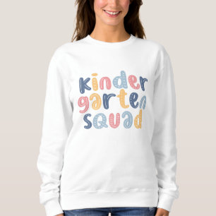 Sudadera Nombre floral de jardín de niños personalizado