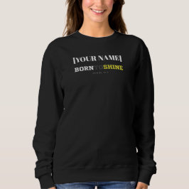 Sudadera [Nombre] Nacido para Brillar – Daniel 12:3
