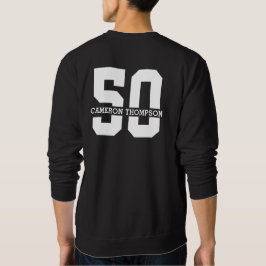 Sudadera Nombre personalizado 50 cumpleaños moderno