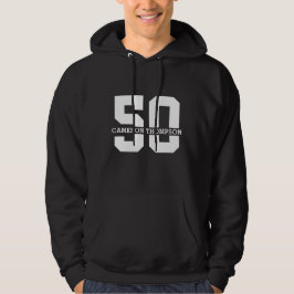 Sudadera Nombre personalizado 50 cumpleaños moderno