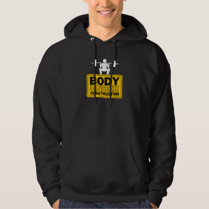 Sudadera Nombre personalizado de cuerpo bajo construcción
