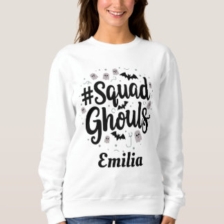 Sudadera Nombre personalizado de Halloween de Modern Squad