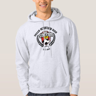 Sudadera Nombre personalizado de la escuela o club de fútbo