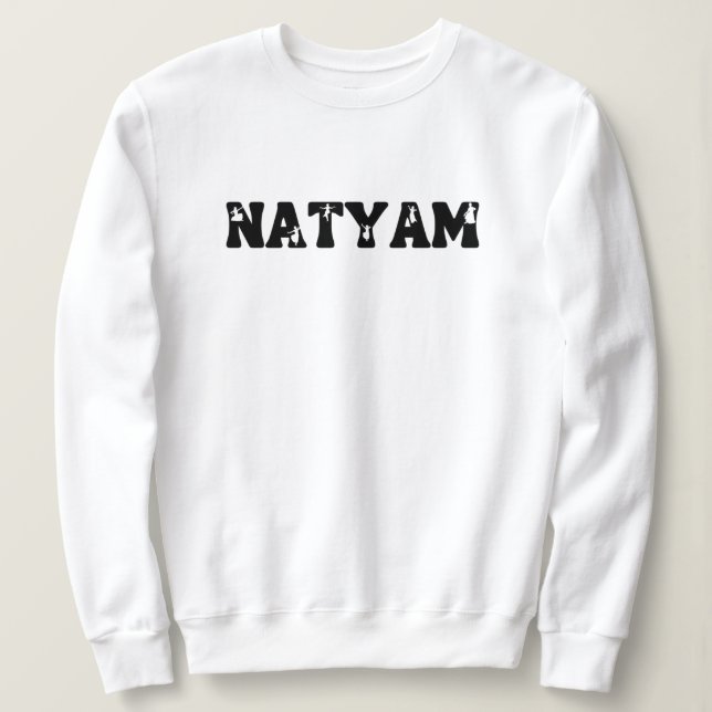 Sudadera Nombre personalizado de los bailarines de Bharatan (Anverso del diseño)