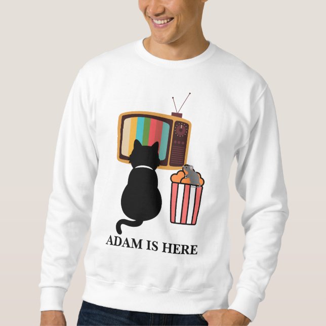 SUDADERA NOMBRE PERSONALIZADO DEL PERSONALIZAR DE DEPORTE D (Anverso)